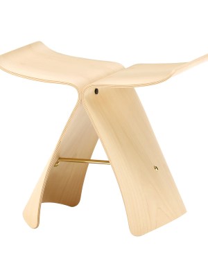 柳宗理 蝴蝶椅 楓木