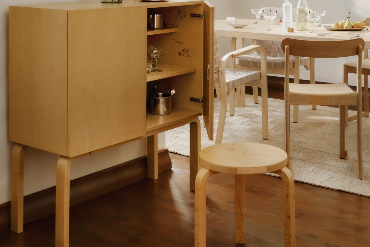 Artek  60 Stool Birch  + Moomin