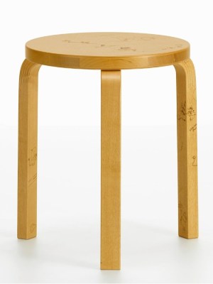 Artek  60 Stool Birch  + Moomin