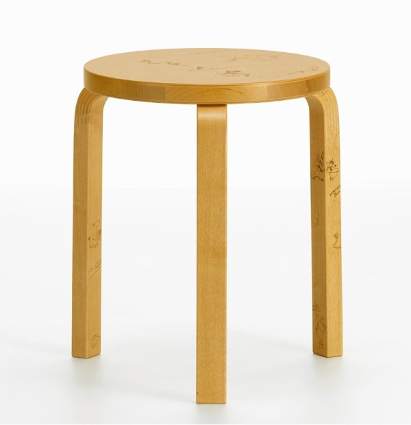Artek  60 Stool Birch  + Moomin